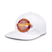 USC Trojans White Retro Circle Design Snapback Hat